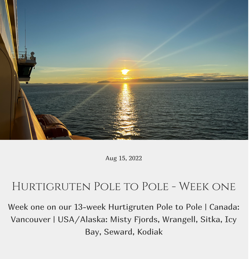 Hurtigruten Pole to Pole wk1