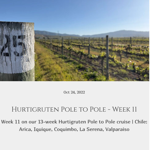 Hurtigruten Pole to Pole wk11