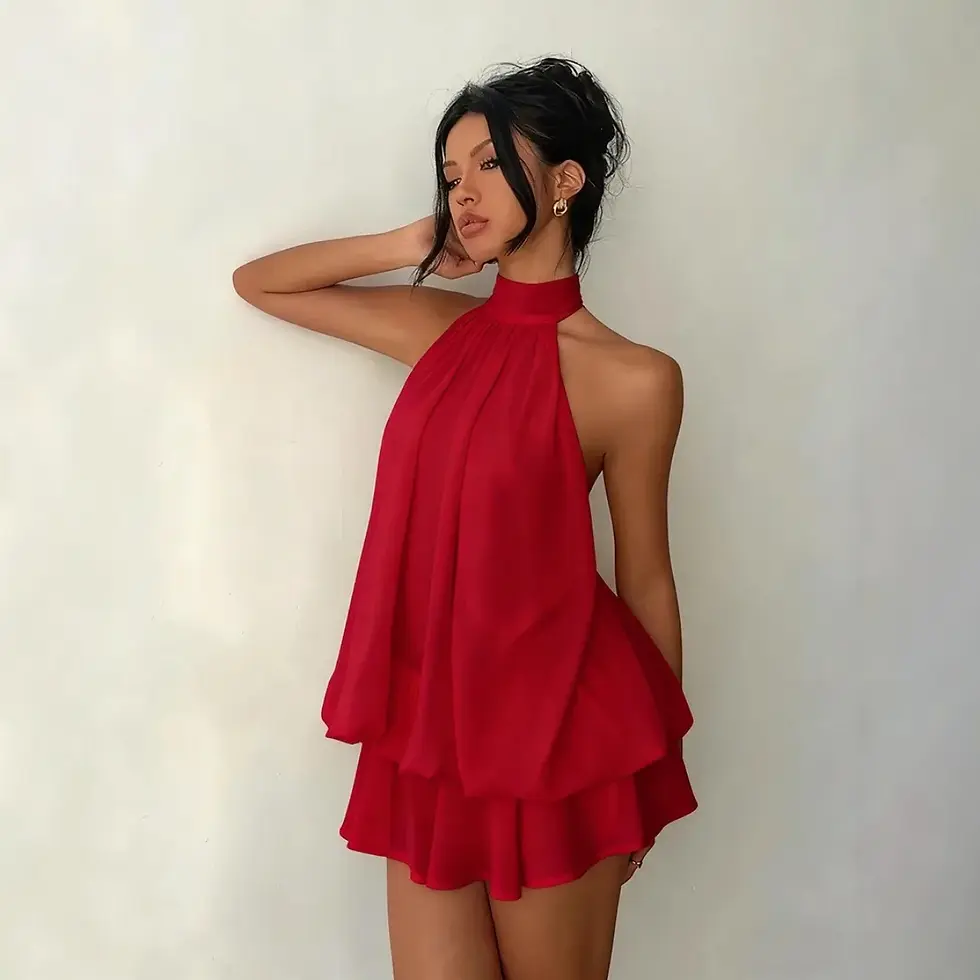 Thumbnail: Women's Halter Neck Dress