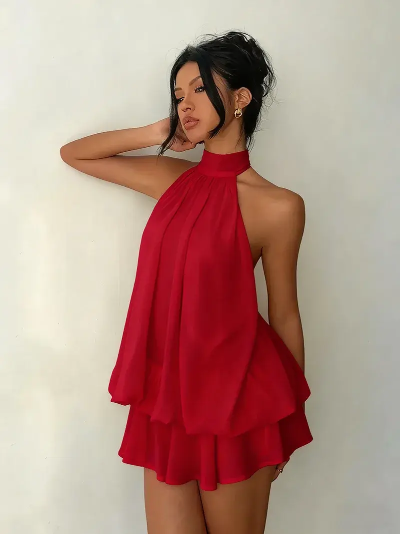 Thumbnail: Women's Halter Neck Dress