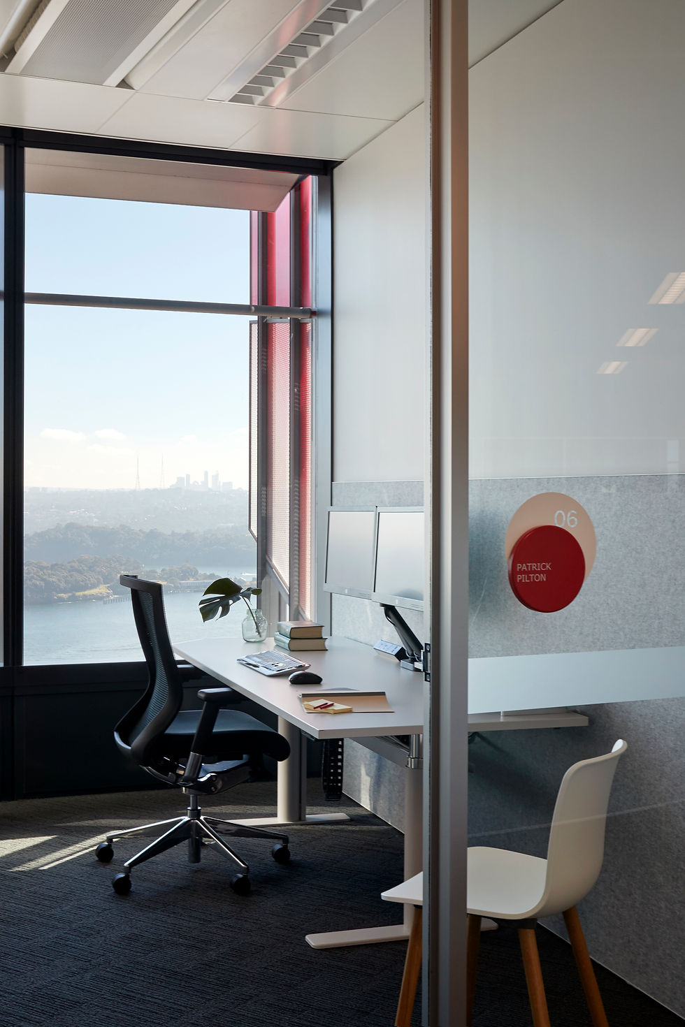 Glazed offices