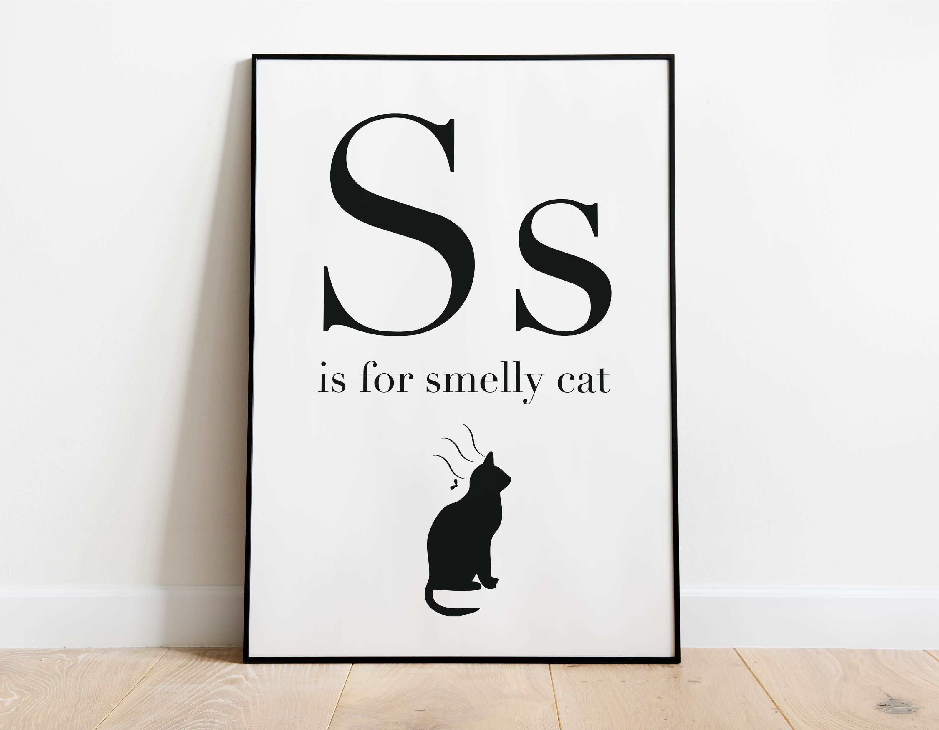 Friends Art Print: S is for smelly cat