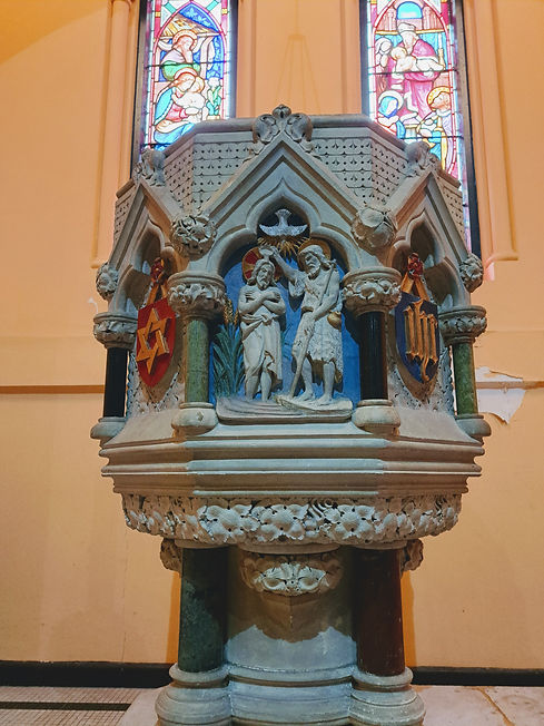 Baptismal font