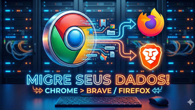 Como Migrar do Chrome para Brave ou Firefox em Menos de 5 Minutos (Sem Perder Senhas)