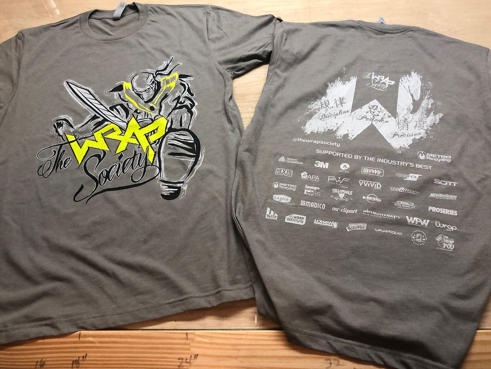 Thumbnail: THE WRAP SOCIETY - TWS "NINJA" OFFICIAL T-SHIRT Sizes S -5xL