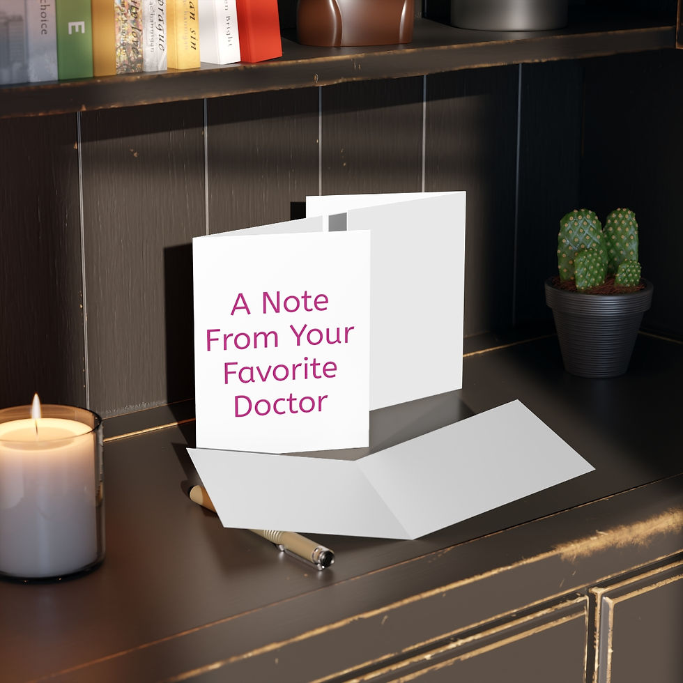 Thumbnail: Favorite Doctor Greeting cards (8, 16, and 24 pcs)