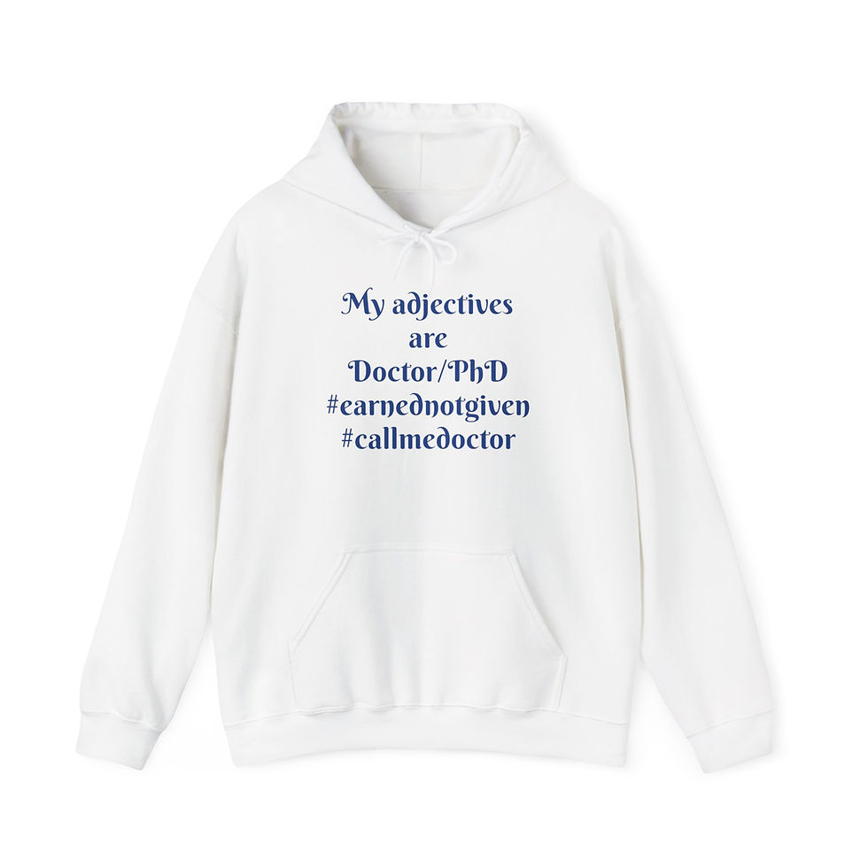 Thumbnail: My Adjectives Are... Hooded Sweatshirt