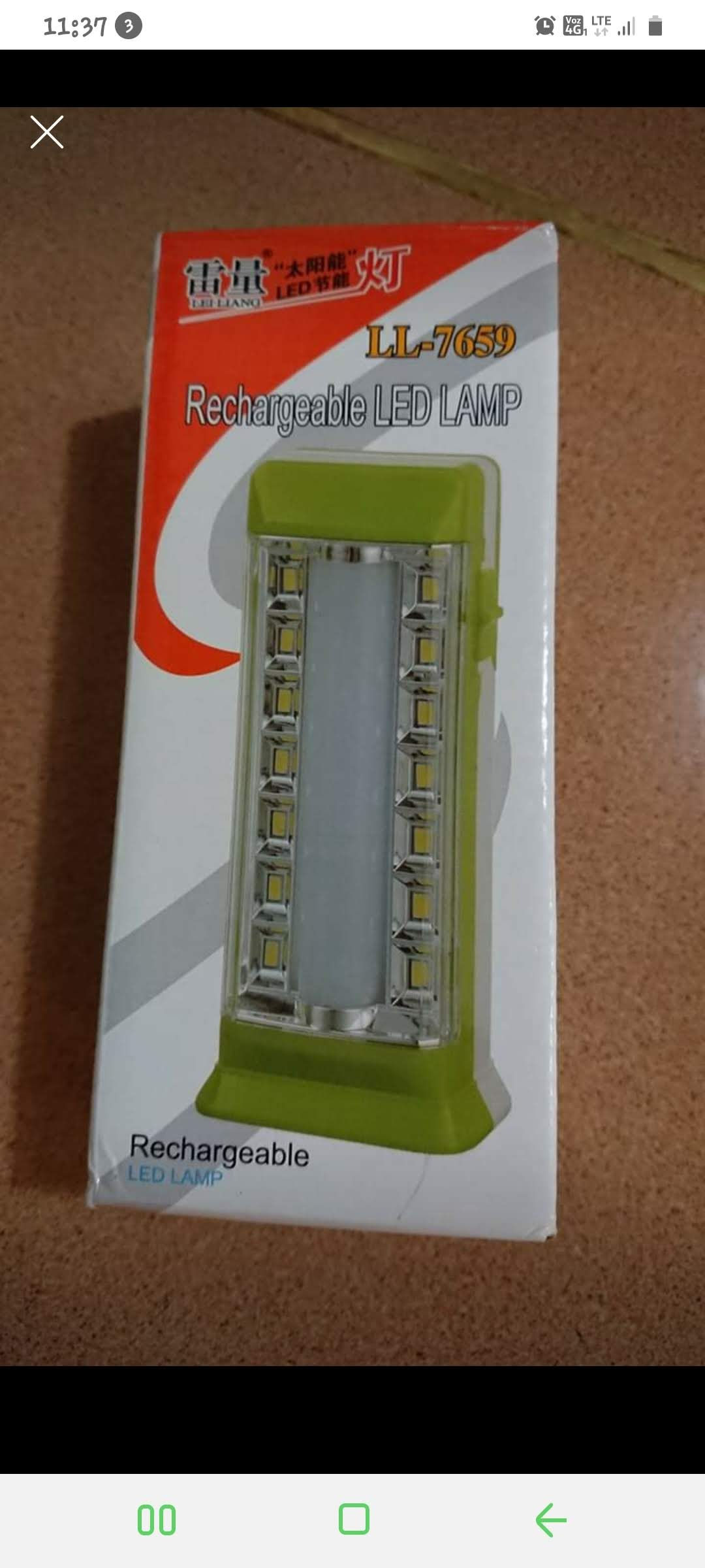 Lampara LED recarga ble Y SOLAR