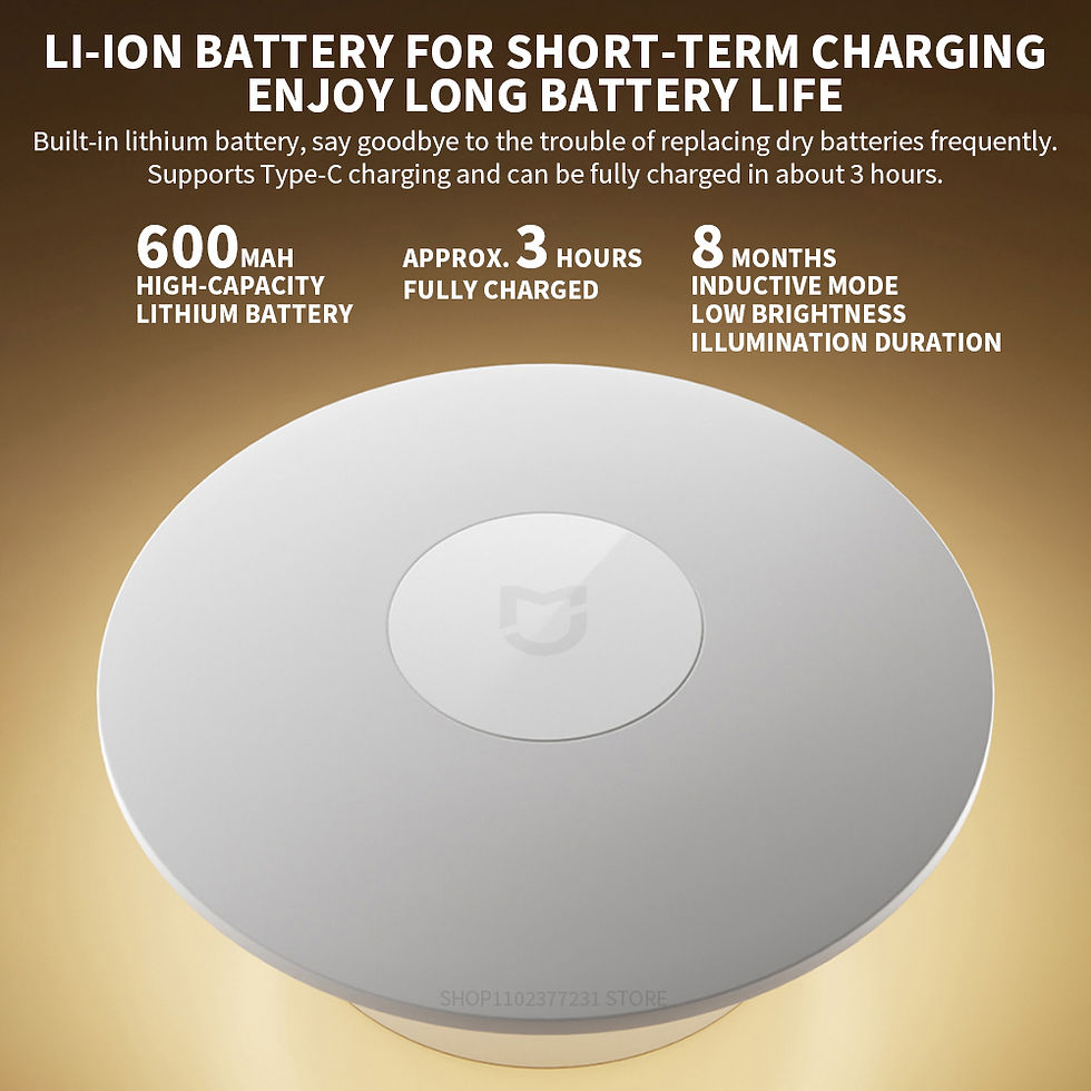 Soft warm rechargeable night light for night-time comfort