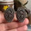 Thumbnail: French Art Deco Marcasite Dress Shoe Fur Clips
