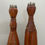 Thumbnail: Vintage MCM Italian Leather Wrapped Bottles King & Queen Statues