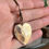 Thumbnail: Vintage 12K Gold Filled Engraved Heart Pendant Fob