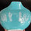 Thumbnail: Vintage Pyrex Turquoise Amish Butterprint Cinderella Mixing Bowl Set