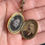 Thumbnail: Antique Victorian 10K Gold Cased Engraved Oval Photo Locket