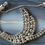 Thumbnail: Vintage Mid Century Karu Arke Emerald Green and Crystal Rhinestone Bracelet