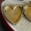 Thumbnail: Vintage 12K Gold Filled over Sterling Engraved Heart Shaped Locket Pendant