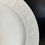 Thumbnail: Antique Victorian W & E Corn All White Ironstone Shell Patterned Plate