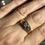 Thumbnail: Vintage 1970s 10K Yellow Gold Diamond Mens Ring