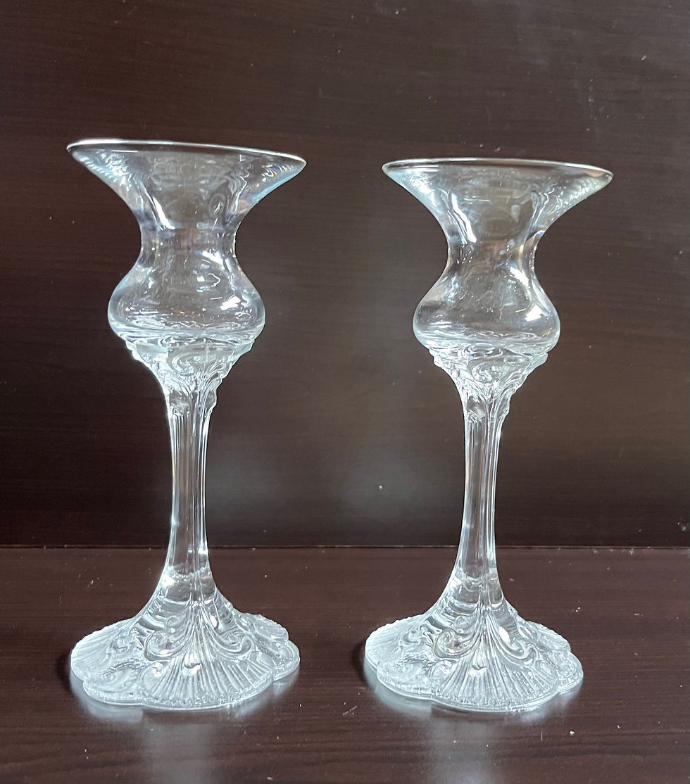 Thumbnail: Vintage Rosenthal Classic Rose Candleholders Candle Stick Holders