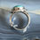 Thumbnail: Vintage Large Native American Navajo Sterling Silver Turquoise Mens Ring