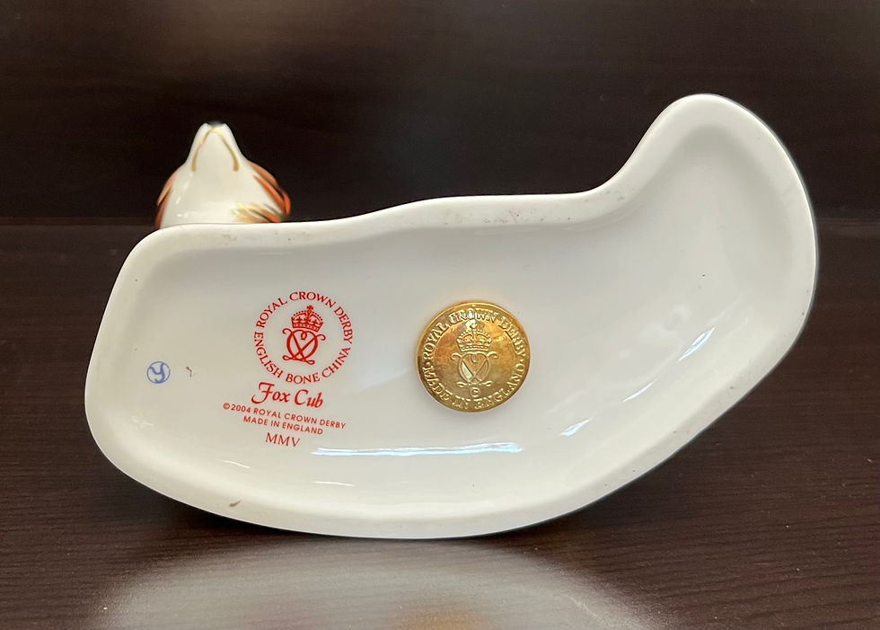 Thumbnail: Royal Crown Derby Vixen Fox Paperweight