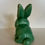 Thumbnail: Vintage Large Wade Heath Green Matte Pottery Bunny Rabbit Figurine