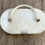 Thumbnail: Vintage 1950s White Pearlescent Lucite Top Handle Box Purse
