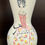 Thumbnail: Mid Century Modern Italian Milvia Scarpa "Flower Painter" Quadrifoglio Vase
