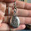Thumbnail: Vintage Forstner Oval Sterling Silver Photo Locket Pendant