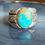 Thumbnail: Vintage Native American Navajo Sterling Silver Turquoise Ring