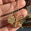 Thumbnail: Vintage 14K Gold Cannetille Butterfly Pendant