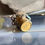 Thumbnail: Antique Gold Filled Watch Chain Fob Pendant Enamelled Flower Pail