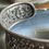 Thumbnail: Vintage Sterling Silver Repousse Pierced Floral Cuff Bracelet