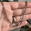 Thumbnail: Antique 12K White Gold Filled Watch Fob Paperclip Layering Chain