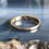 Thumbnail: Vintage 14K Gold Diamond Wedding Stacking Band