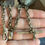 Thumbnail: Antique Victorian Textured White Metal Watch Fob Layering Chain