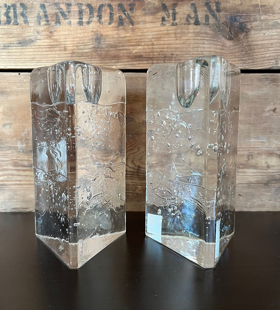 Thumbnail: Vintage MCM Iittala Timo Sarpeneva Arkipelago Medium Candle Holder Pair