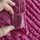 Thumbnail: Vintage Mid Century Deep Pink Chenille Bedspread