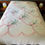 Thumbnail: Vintage Ribbon Tied Bouquet Chenille Bedspread Blanket