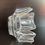 Thumbnail: Orrefors Sweden MCM Scandinavian Art Glass Crystal Lars Hellsten Corona Bowl