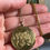 Thumbnail: Vintage Franklin Mint Forget Me Not Gold Electroplate Sterling Silver Locket