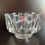 Thumbnail: Orrefors Sweden MCM Scandinavian Art Glass Crystal Lars Hellsten Corona Bowl