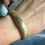 Thumbnail: Vintage 1930s or 40s Gold Filled Clamper Bangle Bracelet