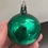 Thumbnail: 2 Boxes of Green Glass Vintage Christmas Tree Ornaments SantaLand Small & Medium