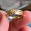 Thumbnail: Vintage 10K Yellow Gold Diamond Wedding Band