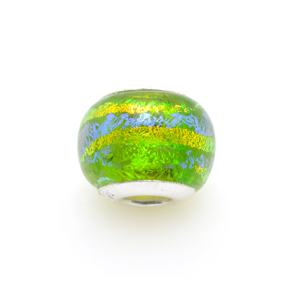 Glass Bead | Palm Green