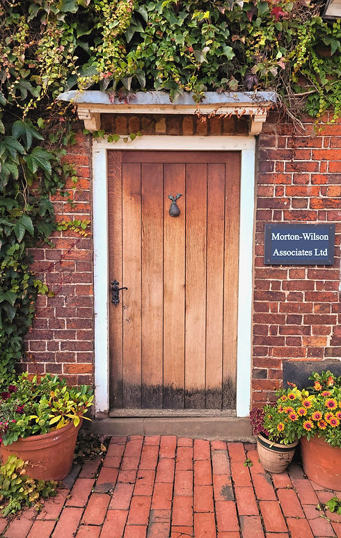 Morton-Wilson Associates Ltd front door sign