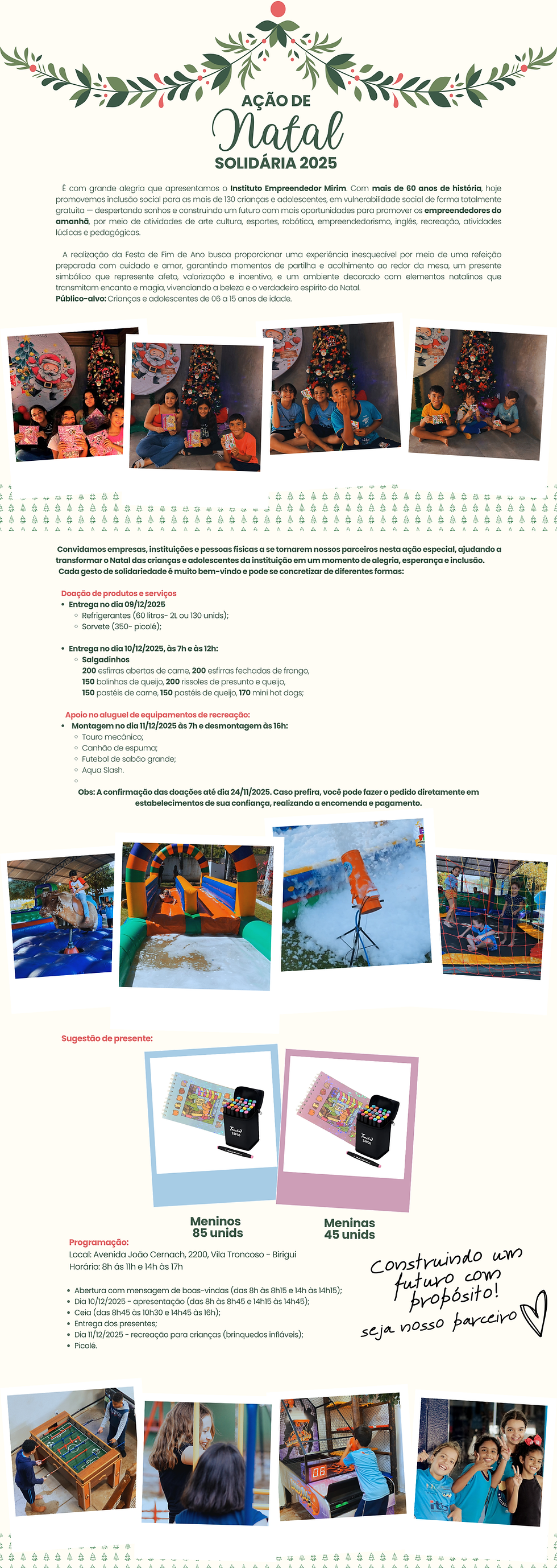 É com grande alegria que apresentamos o Instituto Empreendedor Mirim. Com mais de 60 anos 