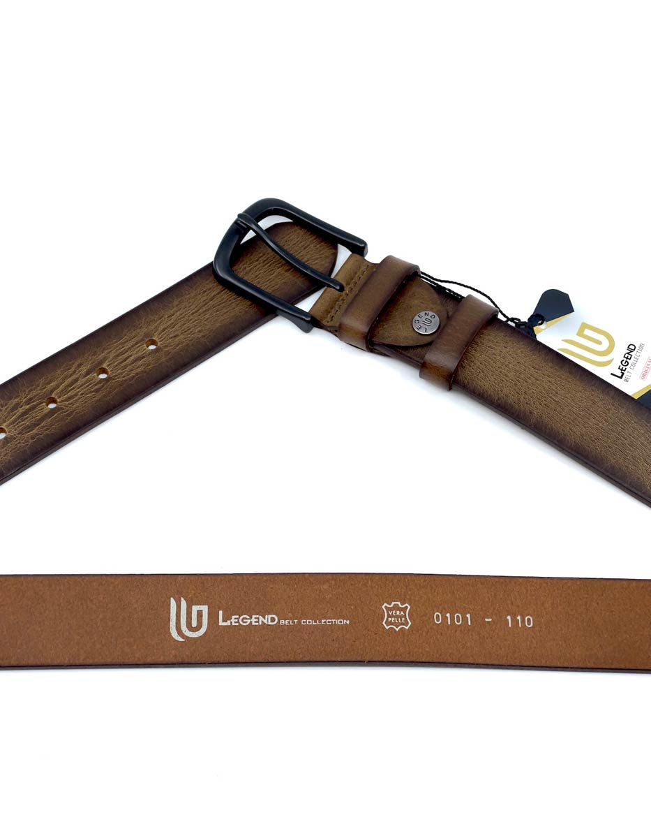 Μικρογραφία: ΖΩΝΗ ΔΕΡΜΑΤΙΝΗ 4 CM SADDLE BROWN 4 CM L-101-A