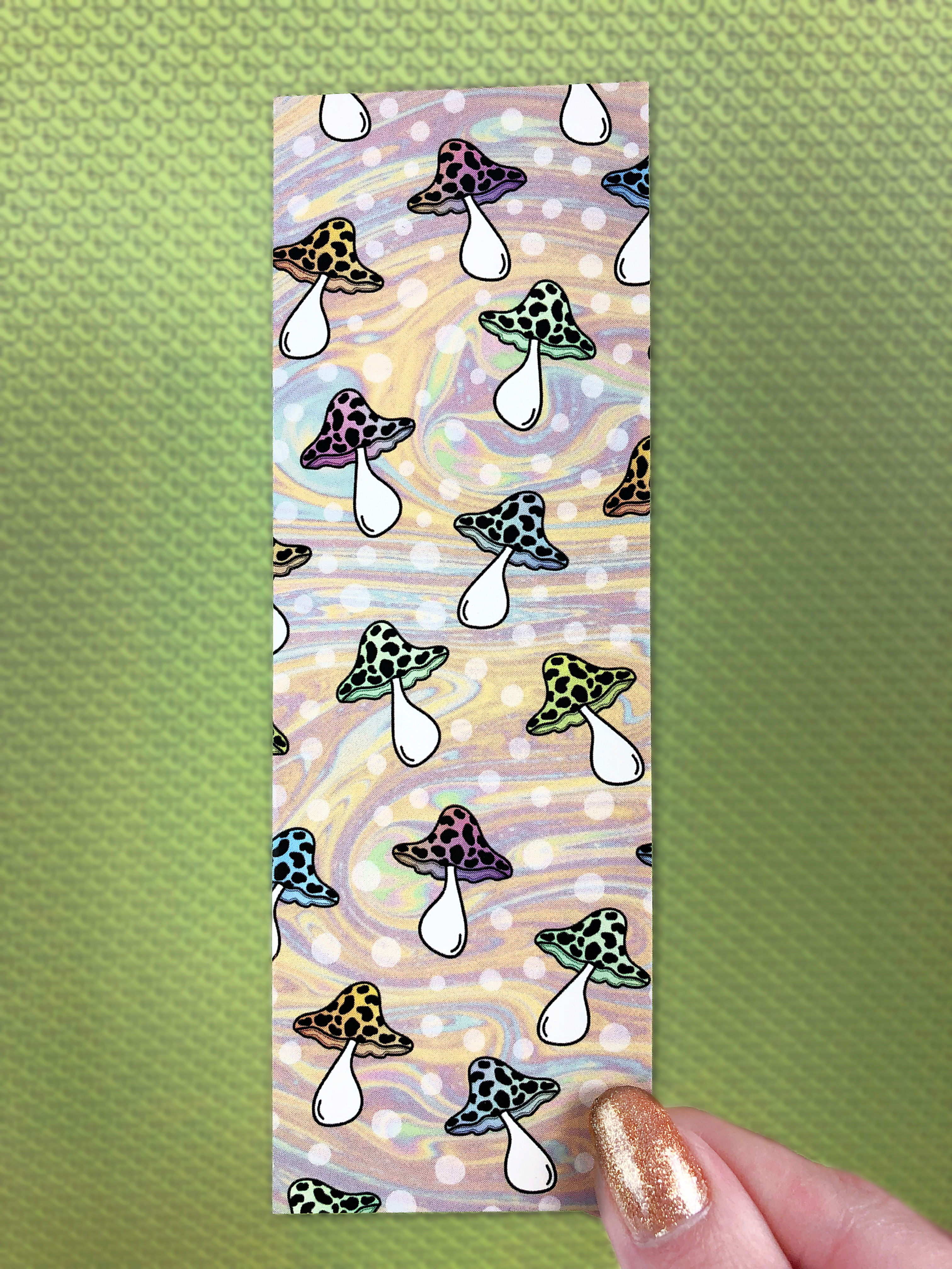 Swirly Mushroom Bookmark